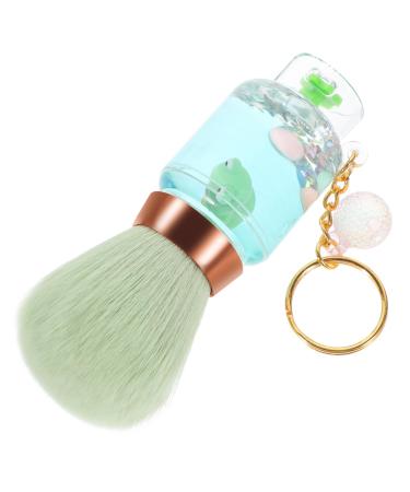 MAGICLULU Beauty Tools Face Powder Brush Travel Size Makeup Professional Makeup Kit Blush Brush with Keychain Beauty for Makeup Blush for Makeup Travel Makeup Brush Makeup Powder Brush 10.20X4.50X4.50CM As Shown