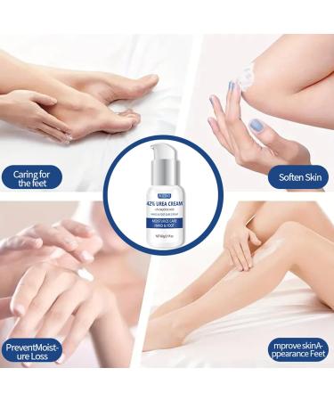 Urea 42% Foot Cream Cracked Heel Repair Cream Foot Cream for Cracked Heels And Dry Skin 42% Urea Cream & 2% Salicylic Acid for Callus Remover & Nourishes Soften Rough Cracked Dead Skin(60g) - Buy Online on GoSupps.com