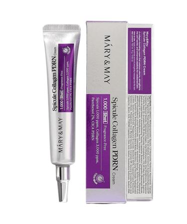 G n rique MARY&M Collagen Cream PDRN Spicule 1000 Shots Fragrance-Free Collagen 3000 ppm Panthenol 2% CICA PDRN - Made in Korea