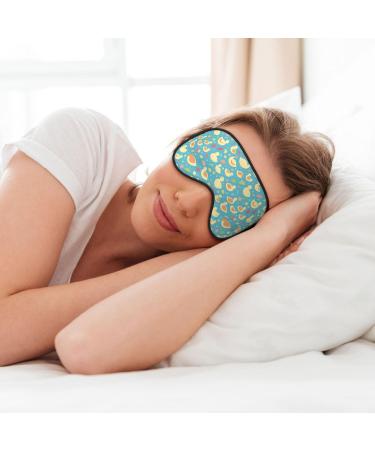 Sleep Mask Eye for Men & Women - Reusable Soft Blackout Eye Masks for Better Sleep Travel & Camping | Duck Printed Patterns - Perfect Gifts - Buy Online on GoSupps.com
