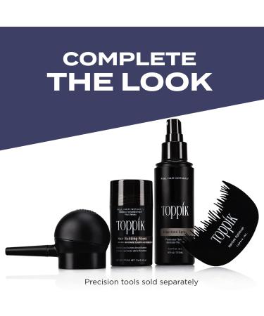 Toppik Dark Brown Hair Building Fibers - Thinning Hair Thickener for Fuller Appearance - 0.42 OZ - Buy Online on GoSupps.com