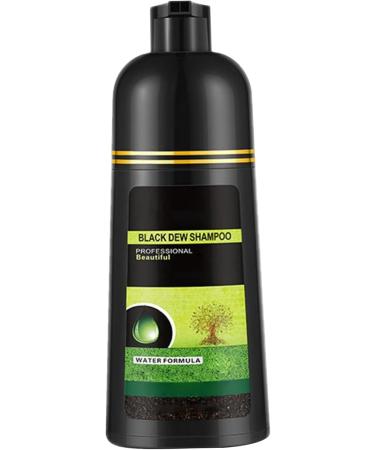 Black Hair Dye Shampoo Natural Hair Color 500ml Herbal Ingredients Non-Irritating Odorless White Hair Dye White Foam Cream Non-Stick Scalp Dye Shampoo for Women Men brown - Buy Online on GoSupps.com