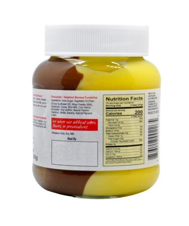 Fundelina Spread Bundle - Strawberry & Chocolate-Hazelnut, Banana & Chocolate-Hazelnut, WYKED YUMMY Spreader Knife Included - Buy Online on GoSupps.com