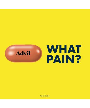 Advil Coated Ibuprofen 200mg Caplets- 24 Count Pack- Pain Reliever and Fever Reducer - Buy Online on GoSupps.com