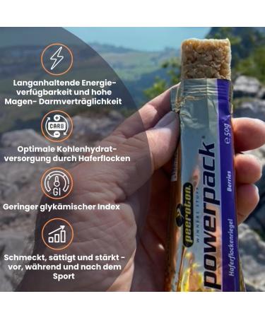 Peeroton Powerpack Riegel Banana Bread - Sugar-Free Protein Snack & Meal Replacement - 18 x 50g Oat Bars for Long-Lasting Energy - Buy Online on GoSupps.com