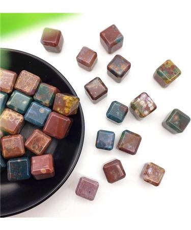 Crystal Rough Beautiful 1 Piece Natural Ocean Jasper Crystal Lovely Cube Gemstone Raw Stones and Minerals - Buy Online on GoSupps.com