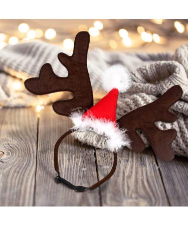Christmas Pet Headband - Adjustable Reindeer Antlers & Moose Costume for Dogs & Cats | Perfect Holiday Gift Outfit - Buy Online on GoSupps.com