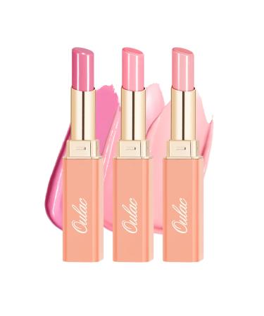 Oulac Moisture Shine Lipstick Pink Set