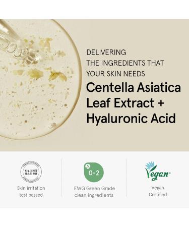 ONE THING Centella Asiatica Serum 2.7 Fl Oz | CICA HA Hydrating Serum for Oily Acne Prone Skin | Vegan Korean Skincare for Sensitive & Irritated Skin - Buy Online on GoSupps.com