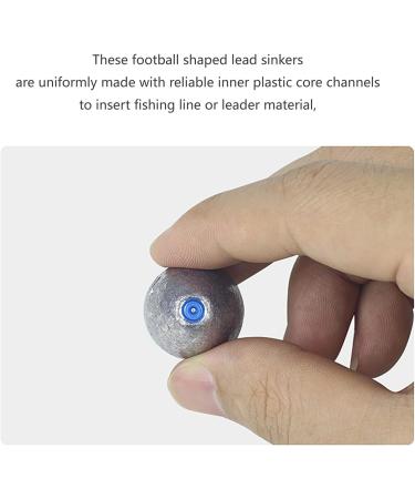 TaoTaoChong Egg Fishing Sinkers Weights Assortment - Lead Oval Shape Bass Casting Worm Bullet Tackle for Saltwater & Freshwater Fishing - Buy Online on GoSupps.com