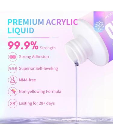 Saviland 120ml Monomer Acrylic Nail Liquid - Non-Yellowing Formula for Acrylic Nails Nail Extensions & DIY Applications - Buy Online on GoSupps.com