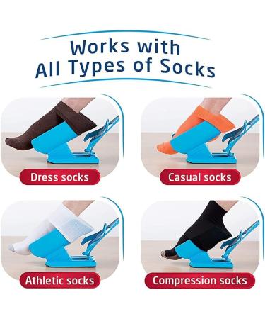 Sock Aid Tool - Easy Sock Helper for Seniors | Effortless Dressing & Undressing Aid - Buy Online on GoSupps.com