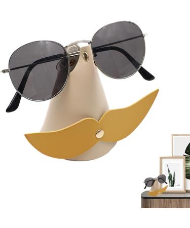 ITRIMAKA Beard Glasses Holder | Creative Glasses Stand for Sunglasses & Eyewear - Unique Nose-Shaped Design - Buy Online on GoSupps.com