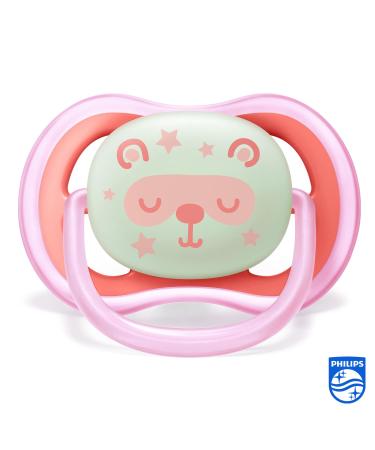 Philips Avent Ultra Air Nighttime Pacifier - BPA-Free Breathable Shining & Includes Sterilization Box - For Babies 6-18 Months - Buy Online on GoSupps.com