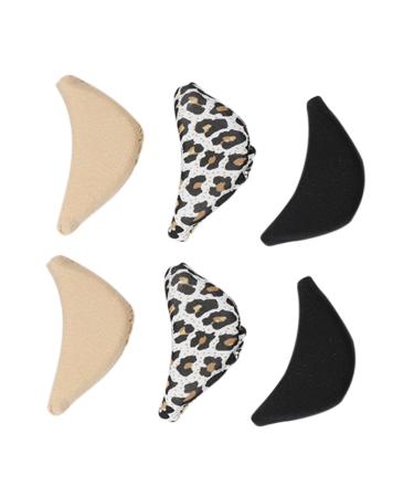 FRCOLOR 3 Pairs Toe Plug Thicken Insoles Shoe Filler Foot Insoles for Women Shoe Inserts Shoe Insert Pads Sneaker Shoes for Women Heels Shoe Accessory Women's Cloth Head Pad High Heel