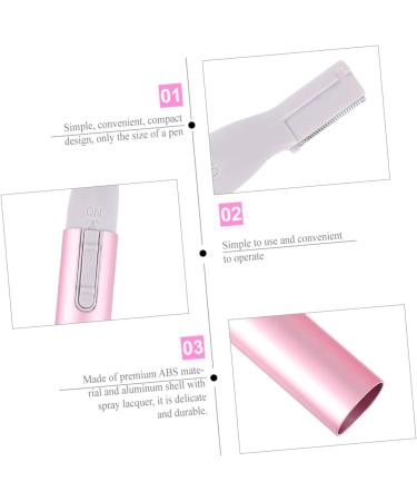 Eyebrow Trimmer Eyebrow Trimmer Electric Eyebrow Shaver Electric Eyebrow Razor Women Eyebrow Shaver Eyebrow Cutter Pink Inner Core ABS Plastic - Buy Online on GoSupps.com