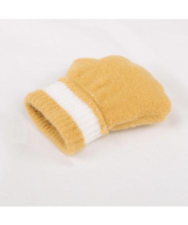 Toddler Kids Puppy Flip Top Half Finger Gloves | Ages 3-8 Yrs | Fox/Yellow - Buy Online on GoSupps.com