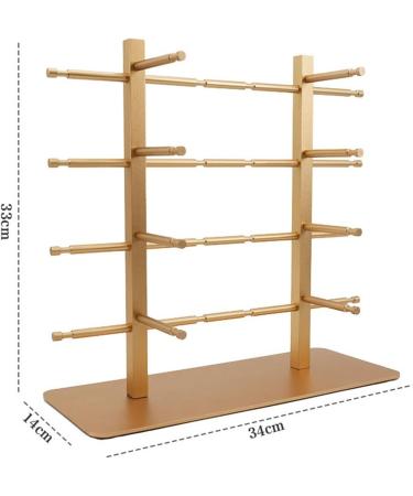 Waoceo 8-Position Glasses Stand - Silver Sunglasses Organizer & Alloy Display Rack for Optimal Storage - Buy Online on GoSupps.com