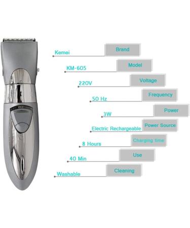 Buy Washable Electric Hair Trimmer | Rechargeable Men s Hair Clipper & Adjustable Children s Styling Tools - International Shipping Available - Buy Online on GoSupps.com