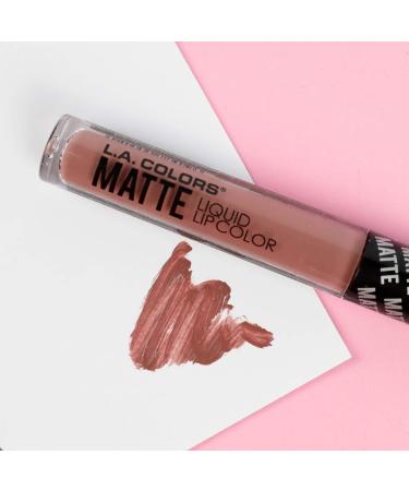 L.A. COLORS Matte Liquid Lip Color Vixen 1oz - Long-Lasting Lipstick for Bold, Matte Finish - Pack of 1 - Buy Online on GoSupps.com