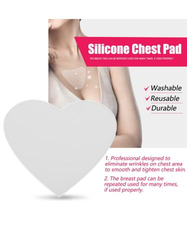 Silicone Cleavage Pad - Anti-Fold Transparent Breast Care & Lifting | Heart Shape - Buy Online on GoSupps.com
