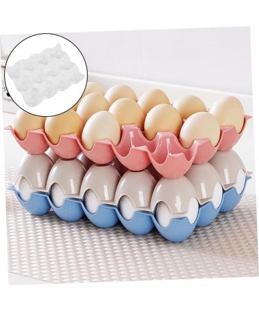 12 Egg Tray Food Tray Fridge Refrigerator Ceramic Egg Keeper Ceramic Egg Holder Bracket Ceramics - Buy Online on GoSupps.com