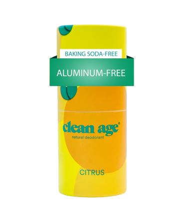 Aluminum Free Deodorant for Kids and Teens - 2 oz stick (Pack of 1) - Citrus - Teen Deodorant for Girls and Boys - Paraben Free Deodorant - Made with all natural deodorant ingredients 2 Ounce (Pack of 1) Citrus