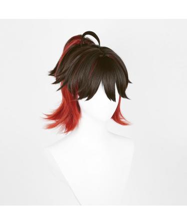 Gaming Cosplay Wig Genshin Impact Women Costume Red & Black Hair for Men Cos Party Halloween Christmas(Gaming) - Buy Online on GoSupps.com