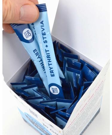 Buy NoSugarSugar Erythritol & Stevia Sticks - Calorie-Free Sugar Substitute (3 x 200g) for International Shipping - Buy Online on GoSupps.com