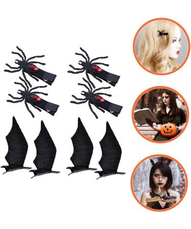 minkissy 8 Pairs Halloween Hair Clips Halloween Party Headdress Halloween Hair Accessories Bat Wings Hair Clips Accesorios Para Cosplay Hair Accessories Clothing Girl Rhinestone Child - Buy Online on GoSupps.com