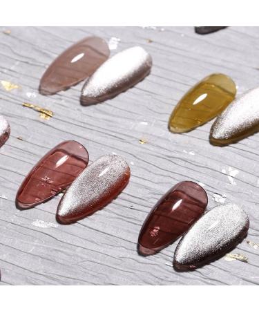 15ML Spar Cat Eye Nail Gel Polish Bright Megnetic Long Lasting Varnish UV LED Laser Glitter Galaxy Nail Lacquer - (Color: Transparent) - Buy Online on GoSupps.com