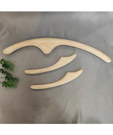 Wooden Gua Sha Stick for Massage - Enhance Neck & Shoulder Relief | Acupuncture Tool for Women - Body Shape Trigger Point Wand - Buy Online on GoSupps.com