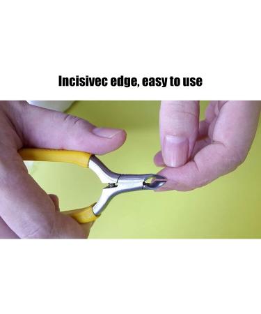 Professional Cuticle Cutter Non Slip Cuticle Nipper Stainless Steel Lightweight and Portable for Go Out for Travel for Pedicure Shop for Home - Buy Online on GoSupps.com