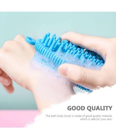 Magiclulu 3-Piece Silicone Hair Brush Set for Kids & Adults | Versatile Cleaning & Shower Brushes - Buy Online on GoSupps.com