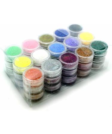 Nail Art Powder 45 Colors Nail Glitter Pigment Dust Manicure DIY Decorations Nail Art Powder - Buy Online on GoSupps.com