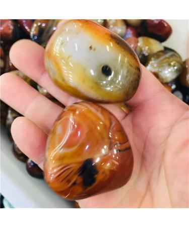 Gems for Decoration 100g Natural Crystal Silk Agate Play with The Rolling Palmetto 1pcs Crystal FUZEGRDLI - Buy Online on GoSupps.com