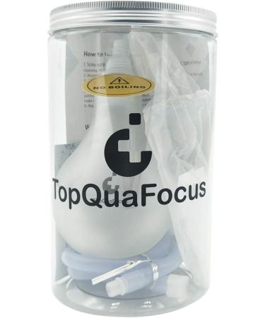 TopQuaFocus Enema Bulb Kits for Men & Women - 5 Nozzles 27.56 Silicone Tube BPA Free - Intimate Shower & Anal Douche - Buy Online on GoSupps.com