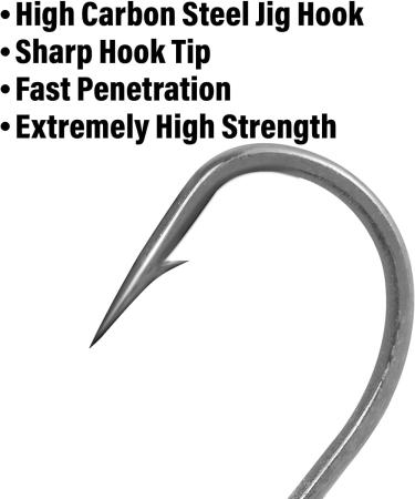 Dr.Fish 10 Pack Swimbait Jig Heads - High Carbon Steel Hooks - Saltwater Fishing Lures for Flounder, Striper, Halibut - 3D Eyes - Bass Gold - 3/8oz-10 Pack - Buy Online on GoSupps.com