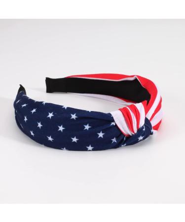 3pcs American Flag Wide Headbands for Women & Girls - Patriotic USA Knotted Hairbands in Red, White, Blue | Independence Day 4th of July Celebration - Buy Online on GoSupps.com