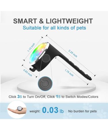 Umione Pet Light - Waterproof & Durable Dog Light for Night Walks | Gift Packaging (Umione-White-02) - Buy Online on GoSupps.com