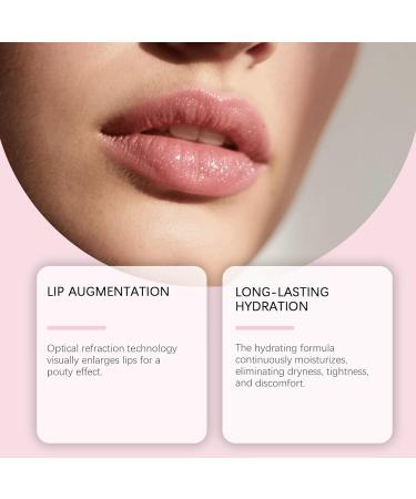  Nuvilo Moisture-absorbing pink lip gloss with fine shimmer - non-sticky and long-lasting color enhances lip volume and softness (2 pcs) - Buy Online on GoSupps.com