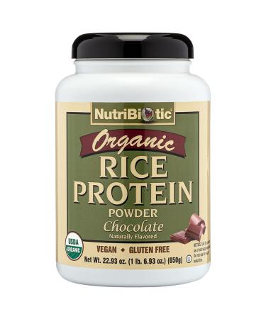 NutriBiotic Raw Organic Rice Protein Chocolate 1 lb 6.9 oz (650 g)