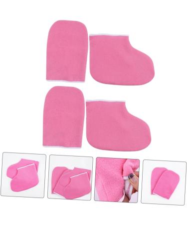 Moufles la Paraffine et Pantoufles Isolants Thermoth rapie Spa Mains et Pieds Soin Nourrissant Hydratant Salon et Domicile - Buy Online on GoSupps.com