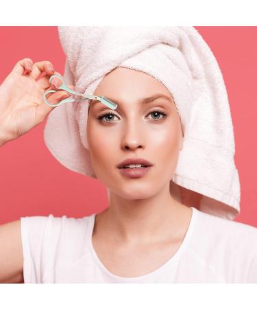 Eyebrow Scissors with Comb for Precision Hair Removal - Non-Slip Finger Grips - Beauty Tool for Men and Women - Buy Online on GoSupps.com