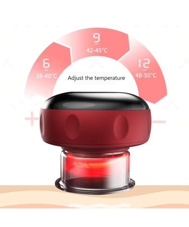 Electric Smart Dynamic Cupping Set & Gua Sha - Adjustable 12 Temperature Levels & Suction Power for Cellulite Massage | International Shipping Available - Buy Online on GoSupps.com