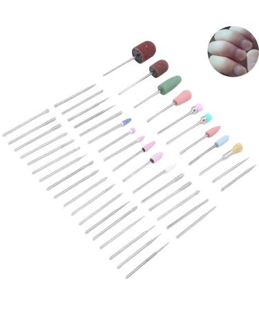 Anggrek 45-Part Nail Drill Set - Pink at Home Salon Tool for Manicure & Nail Polishing | Best Nail Polier Accessories - International Shipping - Buy Online on GoSupps.com
