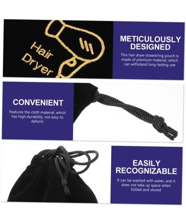 PLAFOPE 4pcs Storage Bag Drawstring Hair Dryer Bag Drawstring Hair Dryer Carriers The Tote Bag Fabric - Buy Online on GoSupps.com