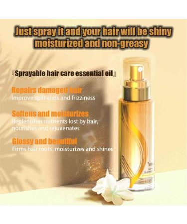 2pcs Long-Lasting Lightweight Hair Soft Essential Oil Spray Fluffy Volumizing Hair Spray Perfumed Hair Care Essential Oil Spray Smoothing Hair Oil Spray Protein Smoothing Cream Refreshing Spray - Buy Online on GoSupps.com