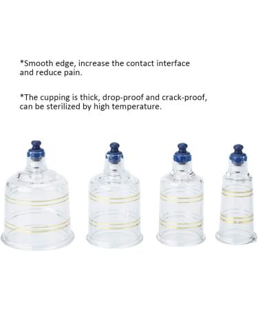 FaceUUUUR Cupping Set with Pump - 19-Piece Chinese Acupuncture Therapy Kit for Home Hijama Muscle & Joint Relief - Buy Online on GoSupps.com