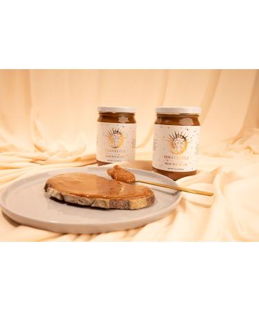 Organic Dulce De Leche: Gluten Free, Certified Kosher Milk Caramel Sauce - Low Carb Chocolate Spread for Ice Cream, Desserts, Coffee, Pancakes - 15 Ounce - Buy Online on GoSupps.com